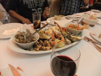 seafood plate